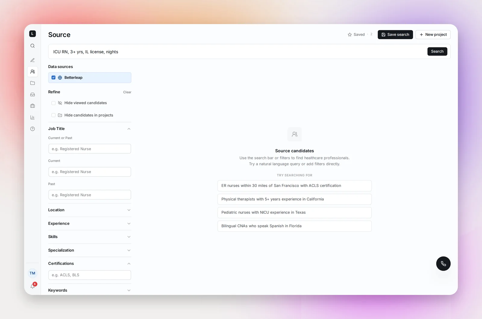 Location and certification filters