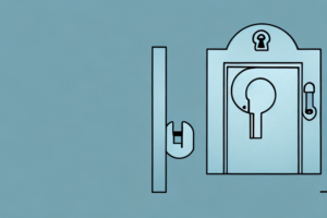 A door with a keyhole